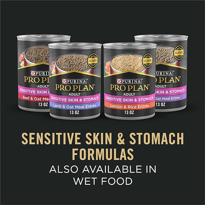 Purina Pro Plan Sensitive Skin and Sensitive Stomach Dog Food Lamb and Oat Meal Formula - 24 lb. Bag