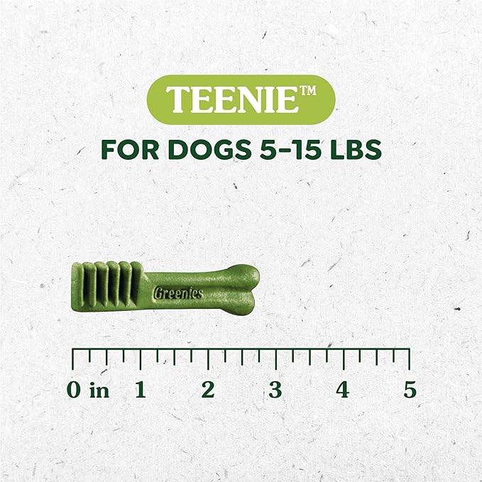 Greenies Teenie Dental Dog Treats, Sweet Potato Flavor, 36 oz. Pack (130 Treats)