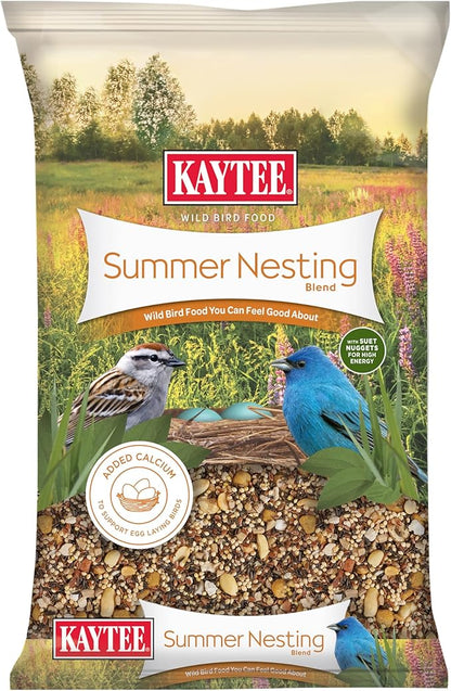 Kaytee Wild Bird Food, Summer Nesting Seed Blend, 8 lb