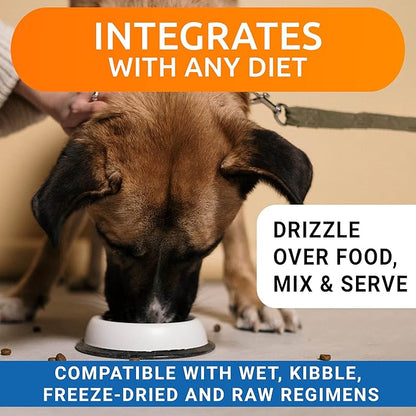 BARK&SPARK Liquid Collagen + Glucosamine for Dogs - 16 Fl Oz Easy to Serve Joint Supplement - Advanced Formula with Chondroitin, MSM, Hip & Joint + Skin & Coat Care - Made in USA