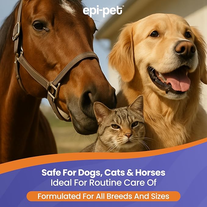 Ear Cleaner for Dogs & Cats – Vet-Approved Ear Wash for Itchy, Smelly, Dirty Ears – Gentle, Alcohol-Free Formula – Removes Wax, Debris & Odor – Daily Ear Care for Pets – 4 oz