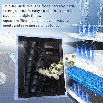 10-20 Gallon Aquarium Filters EZ-Change #2 Filter Cartridge fit Aquarium Filter Cartridge 10 to 20 Power, for Healthier Fish (8 Pcs)