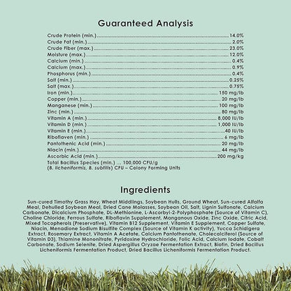 Kaytee Timothy Complete Guinea Pig Food, Made with Timothy Hay, High in Fiber, Supports Dental Health and Digestion, Long-lasting Vitamin C, 5 pounds