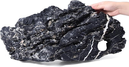 18-20 Inches Natural Seiryu Stone 1 PCS Ultra Large Aquarium Rocks for Aquascaping, Aquarium Landscaping, Terrariums, Fish Tank Decoration, Vivariums, Paludarium, Amphibian Enclosures