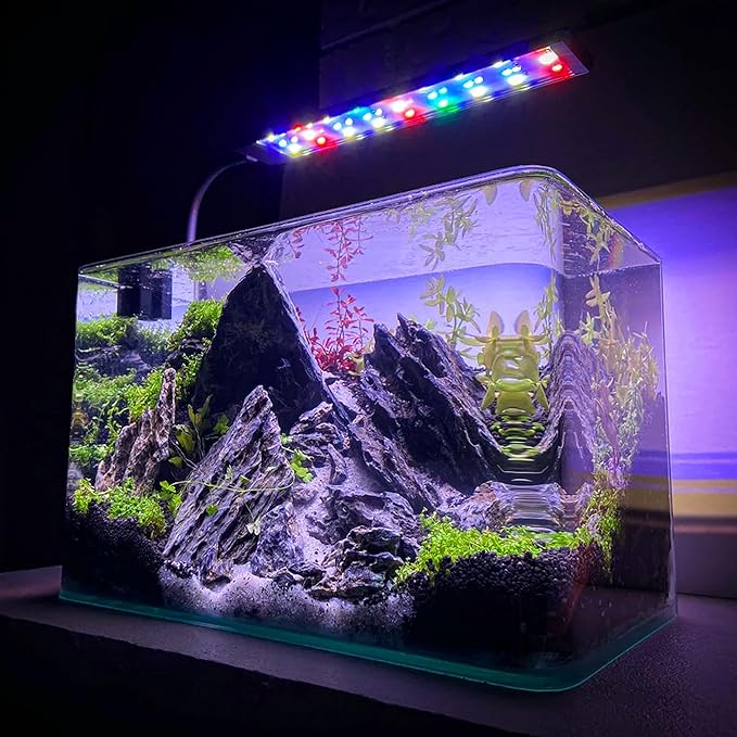 18-20 Inches Natural Seiryu Stone 1 PCS Ultra Large Aquarium Rocks for Aquascaping, Aquarium Landscaping, Terrariums, Fish Tank Decoration, Vivariums, Paludarium, Amphibian Enclosures