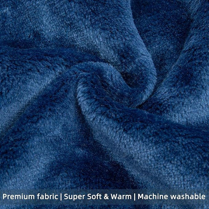 FabriCastle Dog Hoodie Sweater for Small Dogs Boy and Girl, Dog Clothes XS XXS Puppy Sweatshirt, Pet Outfit, Cat Clothing Super Soft Warm Snap On Closure (Navy, XX-Small)