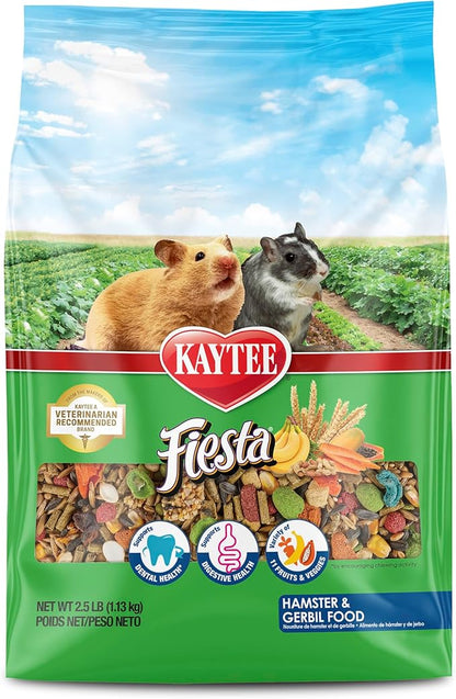 Kaytee Fiesta Hamster Gerbil, 2.5-Pound