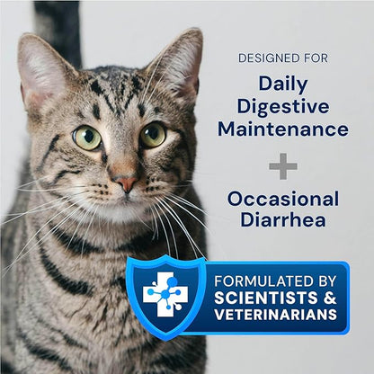 Cat Probiotics - GMP Prebiotics and Probiotics - Reduces Diarrhea Flareups for Cats - KittyBiome