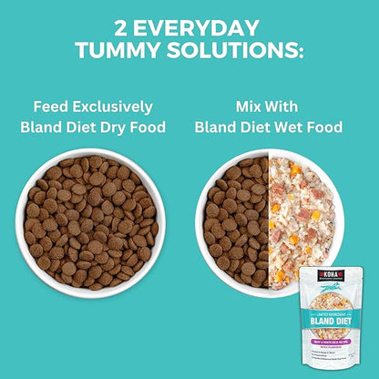KOHA Limited Ingredient Bland Diet Dry Food for Dogs - Beef & Brown Rice Recipe, Sensitive Stomach Dog Food - Pumpkin for Digestive Support, 20 lbs