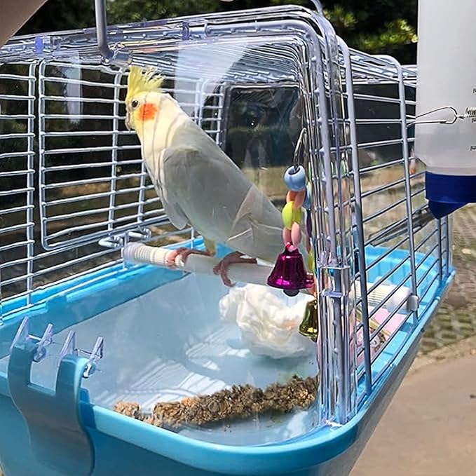 100 Pcs Bird Cage Liner Papers Big Size Cage Paper Liners Disposable Cage Paper Liners Precut Absorbent Cushion Pad Mat Accessories for Pet Bird Parrot