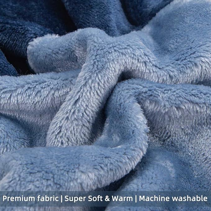 FabriCastle Dog Hoodie Sweater for Small Dogs Boy and Girl, Small Dog Clothes XS XXS Puppy Sweatshirt, Pet Outfit, Cat Clothing Super Soft Warm Snap On Closure (Blue-Navy, X-Small)