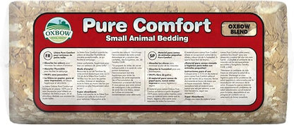 Oxbow Animal Health Pure Comfort Bedding, Rabbit, Hamster, & Guinea Pig Bedding, Bunny Supplies for Litter Box, Pet Safe, Low Dust, Blend, 72 Liter Bag