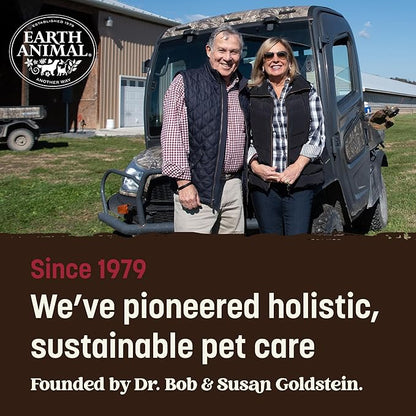 Earth Animal No-Hide Stix Beef Recipe Natural Rawhide Alternative Dog & Cat Chews - 20 Count Value Pack