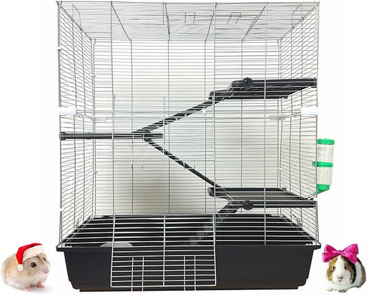 Pet Products Universal X-Large 4-Level Small Animals Home Critters Habitat Cage Narrow 3/8-inch Wire Spacing for Wide Variety Exotics Animal Hamster Rat Mouse Guinea Pig
