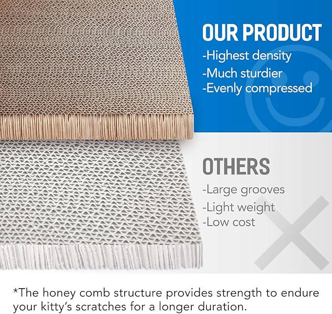 Cat Condo Scratcher Post Cardboard, Milk Box Shape Cat Scratching House Bed, Black Color