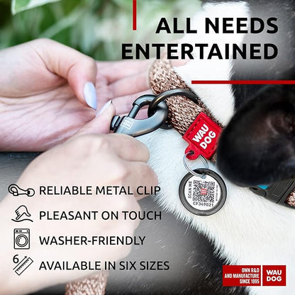 Recycled Cotton Dog Leash Eco-Friendly Alternative to Nylon for Small Medium and Large Dogs - Reflective Strong Dog Leashes for Large Breeds - Puppy Leash