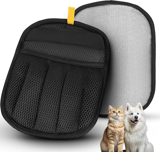 Pet Hair Remover, 2025 Upgrated Five-Finger Electrostatic Pet Hair Removal Gloves, Cat & Dog Hair Remover for Couch, Furniture,Clothing, Animal Fur Removal Tool, Cat Grooming Gloves-1 PCS