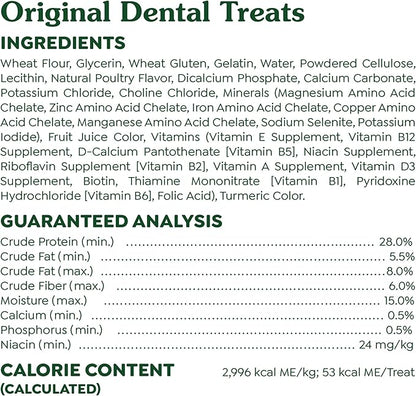 Greenies Original Large Dental Dog Treats, 6 oz. Pack (4 Treats)