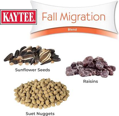 Kaytee Wild Bird Food, Fall Migration Seed Blend, 8 lb