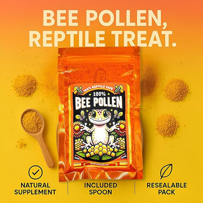 100% Bee Pollen Powder - Food for Reptiles