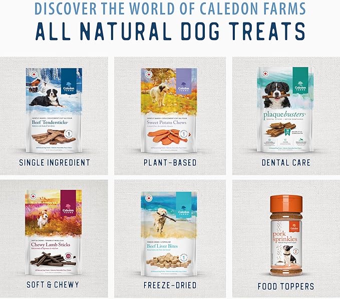 Caledon Farms Chewy Beef Sticks Dog Treats: 220G/7.8OZ