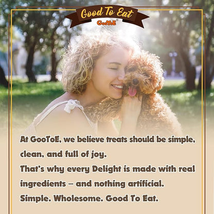 Gootoe Chicken Chips 1lb, All Natural, Grain-Free, High-Protein, Low Fat, Healthy & Easily Digestible, Soft Texture