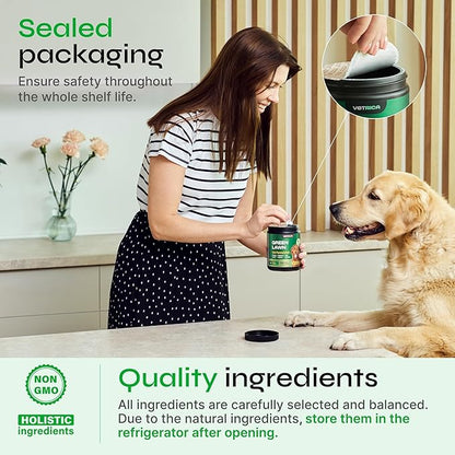 Dog Urine Neutralizer for Lawn - Grass Burn Spot Chews for Dogs - Dog Pee Grass Spot Saver - Green Lawn Treats with Enzymes - Digestive and Gut Health Support Chews - Canine UTI Support Supplement