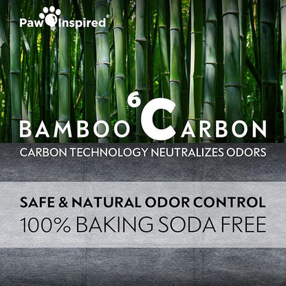 Paw Inspired Disposable Guinea Pig Cage Liners | Bamboo Charcoal Odor Controlling | Super Absorbent Liners Pee Pads for Ferrets, Rabbits, Hamsters, and Small Animals (28" x 17" (C&C 2 x 1), 24 Count)