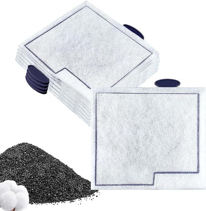 10 Pack Medium Filter Cartridges Compatible with Aqueon Replacement Filter Cartridges with Aqueon QuietFlow LED PRO Power Size 10 & E Internal Power Size 20