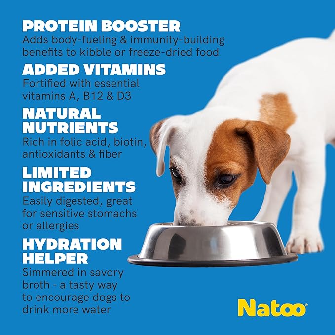 NATOO Dog Food Topper for Picky Eaters & Dog Treat (Salmon with Pumpkin), Dog Toppers for Dry Food, Wet Meal Toppers for Dogs & Puppies, Limited Ingredient Dog Food, (Case of 20) 3 oz Each