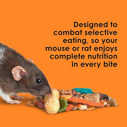 Kaytee Fiesta Mouse & Rat Food, Nutritious and Fun Blend, Supports Dental Health and Digestion, 4.5 pounds