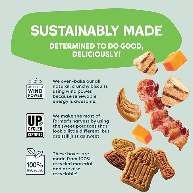 Shameless Pets Crunchy Dog Treats - Snack Mix Variety, 10oz - Healthy Dog Biscuits & Cookies Treats for Small, Medium, and Large Dogs - Made in The USA - Free from Corn & Soy