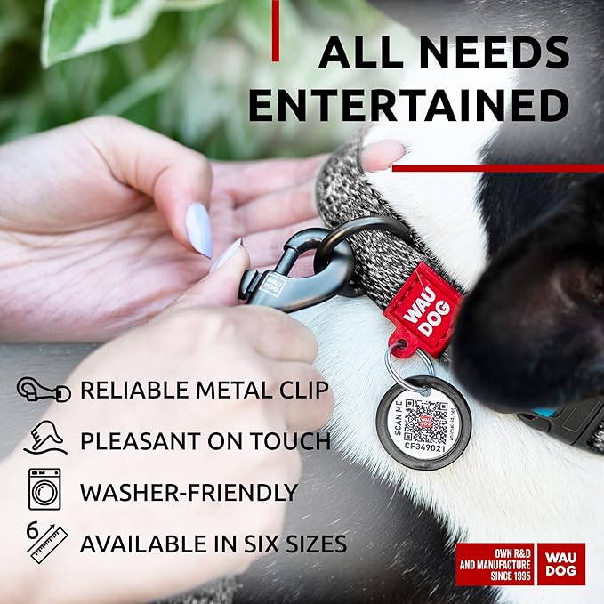 Recycled Cotton Dog Leash Eco-Friendly Alternative to Nylon for Small Medium and Large Dogs - Reflective Strong Dog Leashes for Large Breeds - Puppy Leash