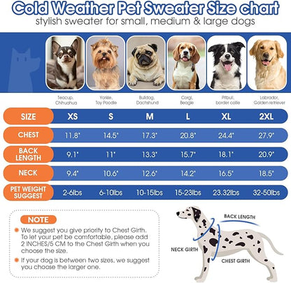 Queenmore XSmall Dog Sweater,Small Sweater for Dog,Soft Knitted Christmas Clothing,Turtleneck Pullover Puppy Sweaters for Dogs Girls Boys,Cozy Pet Knitwear for Teacup,Chihuahua(Light Apricot,XS)