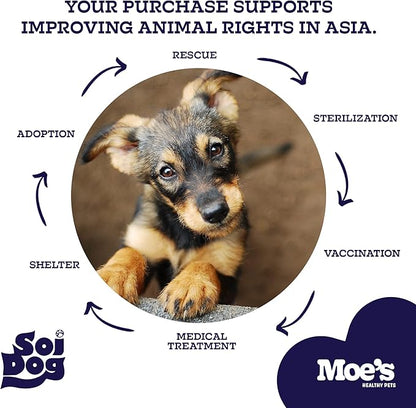 Moe’s Dog Joint Supplement 90 Soft Chews – Glucosamine, Chondroitin & Hyaluronic Acid with Vitamins C & E – Advanced Hip and Joint Support for Dogs – Ideal for Bone Health & Joint Pain Relief