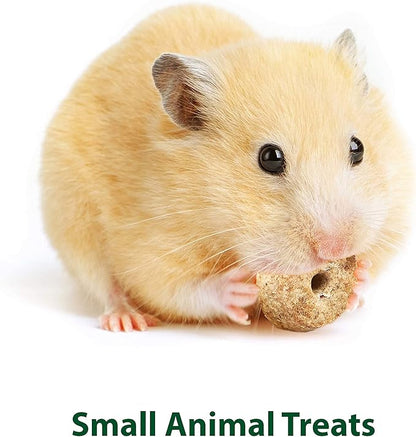 Kaytee Timothy Biscuits Baked Treat for Pet Guinea Pigs, Rabbits & Other Small Animals, Apple, 4 oz