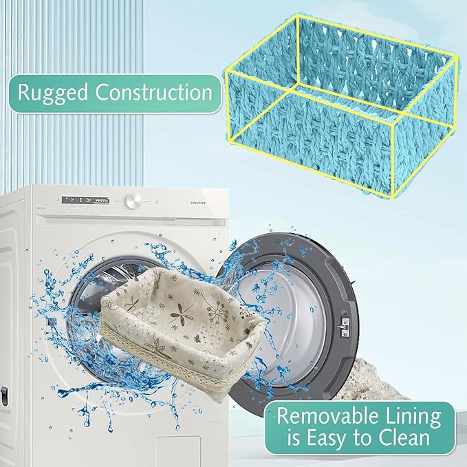 kathson Bird Nest Parrot House Birds Sleeping Bed Straw Weave All Season Hanging Hammock Bird Bed Snuggle Hut Birdcage Accessories for Parakeets Budgies Cockatiels Conures Quaker Parrot(Blue)