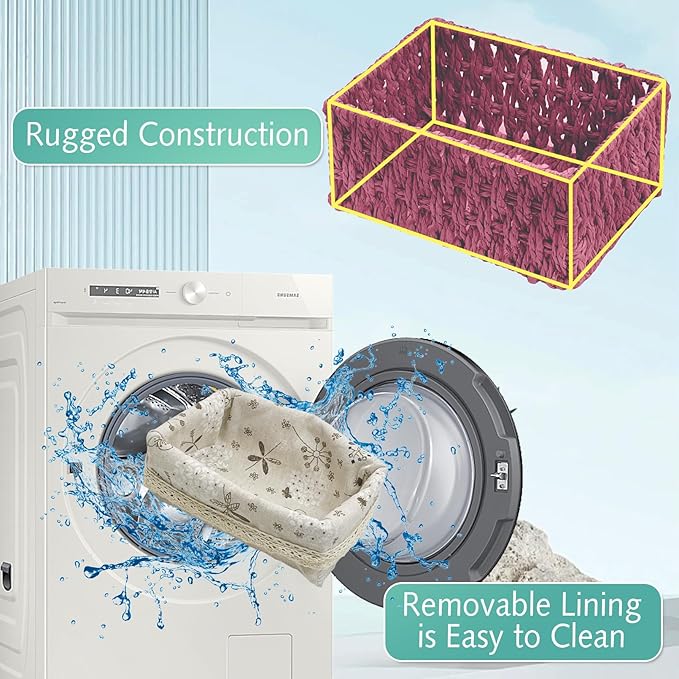 kathson Bird Nest Parrot House Birds Sleeping Bed Straw Weave All Season Hanging Hammock Bird Bed Snuggle Hut Birdcage Accessories for Parakeets Budgies Cockatiels Conures Quaker Parrot (Red)