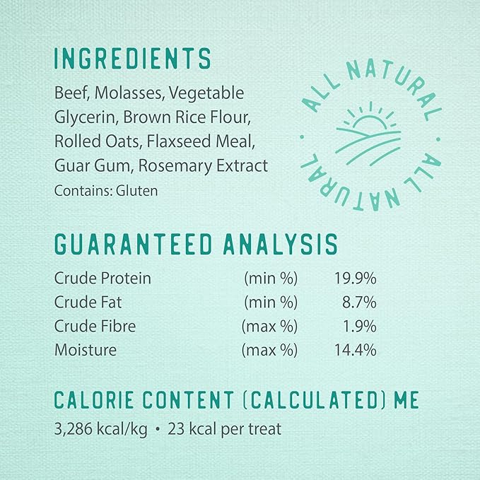 Caledon Farms Chewy Beef Sticks Dog Treats: 220G/7.8OZ