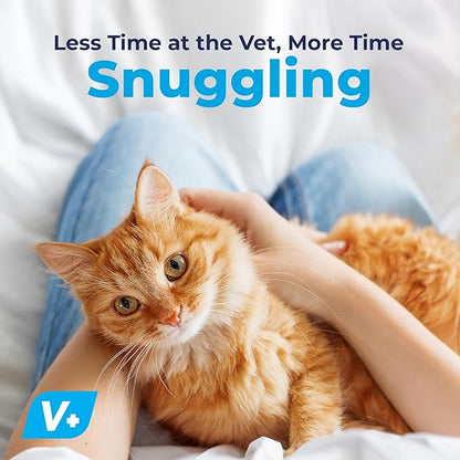 Vetnique Glandex Feline Anal Gland or Daily Probiotic Fiber Supplement Powder for Cats with Digestive Enzyme, Probiotics and Pumpkin, Vet Recommended for Healthy Bowels (4oz, Anal Gland Powder - Tuna)