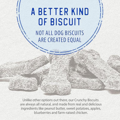 Caledon Farms The Dodo Crunchy Biscuits - Chicken with Apple & Blueberry 19.5oz, Dog Treats, Biscuits