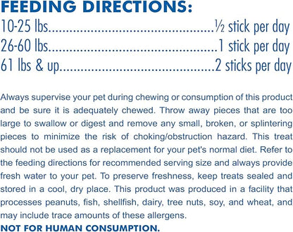 N-Bone Flossta Dual Action Dental Chews for Dogs, Unique Twist Shape for Deep Teeth Cleaning and Proactive Dental Care, Peanut Butter Flavor, 15 Count 12-oz Bag