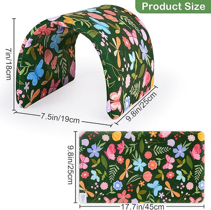 Bienbee Guinea Pig Tunnel and Hideout, Washable Small Animal Tunnel for Bunny Rabbits, Forest-Themed Butterflies