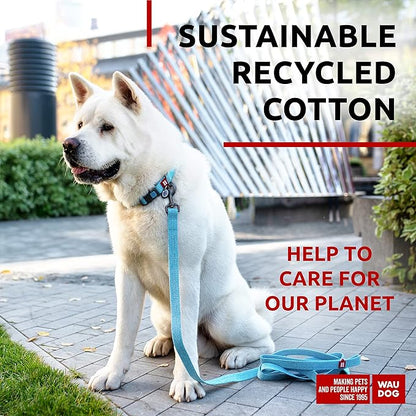 Recycled Cotton Dog Leash Eco-Friendly Alternative to Nylon for Small Medium and Large Dogs - Reflective Strong Dog Leashes for Large Breeds - Puppy Leash