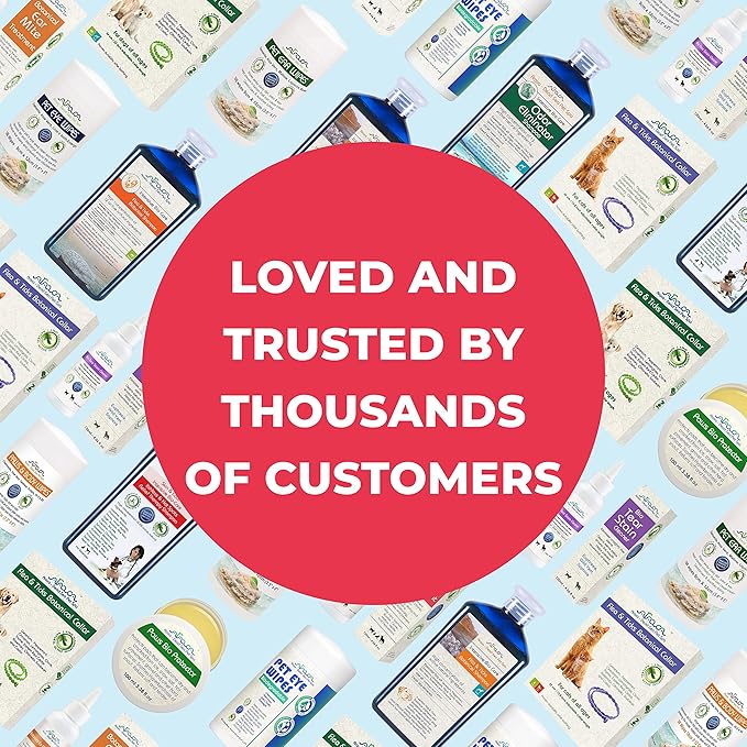 Arava Pet Eye Wipes - for Dogs Cats Puppies & Kittens - 100 Count