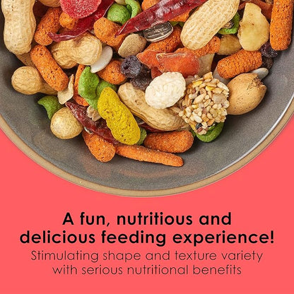 Kaytee Fiesta Parrot Food, Nutritious and Fun Blend, Supports Skin, Feather, Digestion, Brain and Heart Health, 4.5 pounds