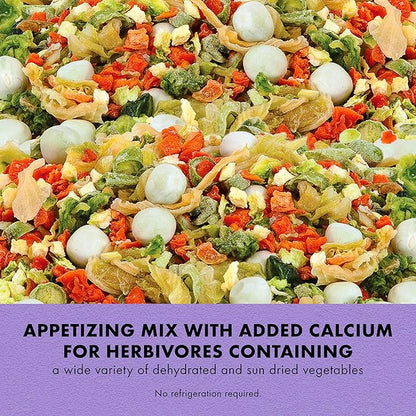 Zilla Reptile Food Munchies Vegetable Mix With Calcium, 4-Ounce