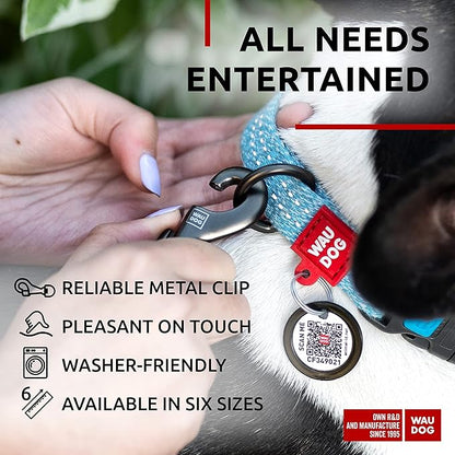 Recycled Cotton Dog Leash Eco-Friendly Alternative to Nylon for Small Medium and Large Dogs - Reflective Strong Dog Leashes for Large Breeds - Puppy Leash