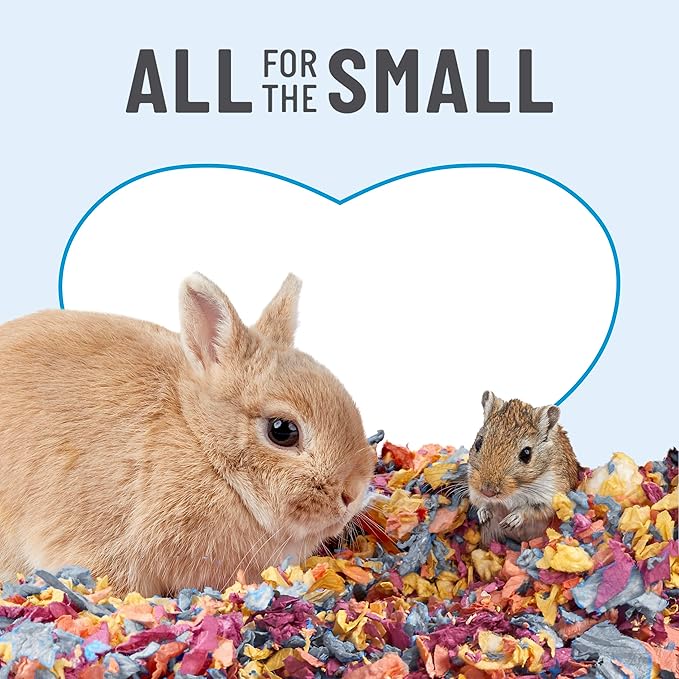 Kaytee Clean & Cozy Colors, Small Animal Bedding with Extreme Odor Control, Kaleidoscope, 24.6 Liters