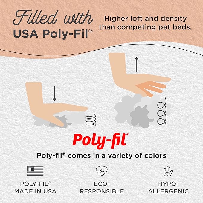 Best Friends by Sheri Original Calming Donut Dog and Cat Bed, Shag Faux Fur, Dark Brown, (30in x 30in) - Anxiety Relief for Pets Up to 45 lbs